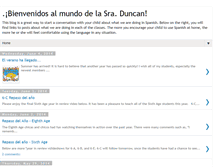 Tablet Screenshot of duncanspanish.blogspot.com