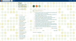Desktop Screenshot of flightsimulator-videos.blogspot.com