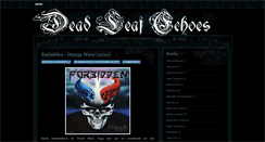 Desktop Screenshot of deadleafechoes.blogspot.com