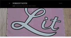 Desktop Screenshot of forrestroth.blogspot.com