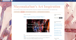 Desktop Screenshot of mayonakasun-artinspire.blogspot.com