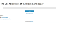 Tablet Screenshot of blackgayblogger.blogspot.com