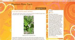 Desktop Screenshot of phantomriverfarm.blogspot.com