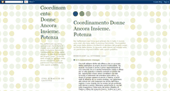 Desktop Screenshot of donneancorainsieme.blogspot.com