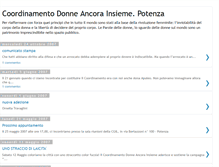 Tablet Screenshot of donneancorainsieme.blogspot.com