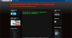 Desktop Screenshot of comunicaciondelfrente1.blogspot.com