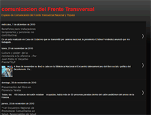 Tablet Screenshot of comunicaciondelfrente1.blogspot.com