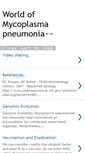 Mobile Screenshot of mycoplasmapneumonia.blogspot.com