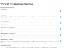 Tablet Screenshot of mycoplasmapneumonia.blogspot.com