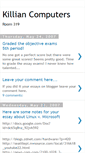 Mobile Screenshot of killiancomputers.blogspot.com