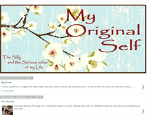 Tablet Screenshot of myoriginalself.blogspot.com