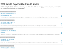 Tablet Screenshot of 2010worldcupfootballsouthafrica.blogspot.com