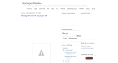 Desktop Screenshot of descargaveloz.blogspot.com