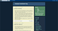 Desktop Screenshot of coonassinvestmentguy.blogspot.com