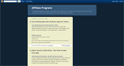 Desktop Screenshot of affiliateprogramssite.blogspot.com