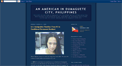 Desktop Screenshot of an-american-in-dumaguete.blogspot.com