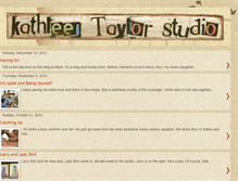 Tablet Screenshot of kathleentaylorstudio.blogspot.com