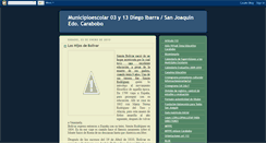 Desktop Screenshot of municipioescolar13.blogspot.com