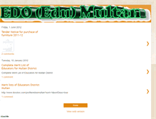 Tablet Screenshot of edoedumultan.blogspot.com