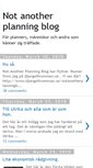 Mobile Screenshot of notanotherplanningblog.blogspot.com