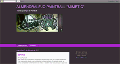 Desktop Screenshot of mimeticpaintball.blogspot.com