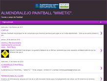 Tablet Screenshot of mimeticpaintball.blogspot.com