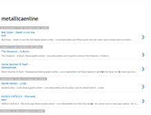 Tablet Screenshot of metallicaenline.blogspot.com
