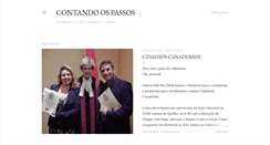Desktop Screenshot of contandoospassos.blogspot.com