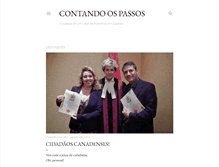 Tablet Screenshot of contandoospassos.blogspot.com