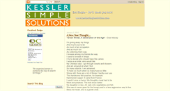 Desktop Screenshot of kesslersimplesolutions.blogspot.com