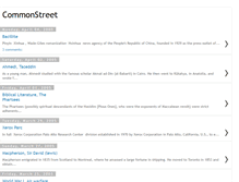 Tablet Screenshot of commonstreet.blogspot.com