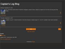 Tablet Screenshot of captainslogblog.blogspot.com