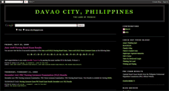 Desktop Screenshot of davao-city.blogspot.com