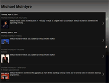 Tablet Screenshot of michaelmcintyretheatre.blogspot.com
