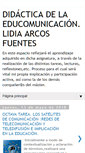 Mobile Screenshot of educomunicacinlidiaarcosfuentes-lidia.blogspot.com