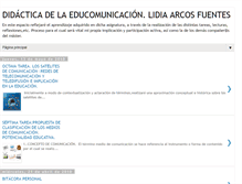 Tablet Screenshot of educomunicacinlidiaarcosfuentes-lidia.blogspot.com