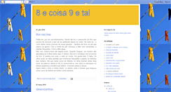 Desktop Screenshot of oitoecoisa.blogspot.com