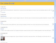 Tablet Screenshot of oitoecoisa.blogspot.com
