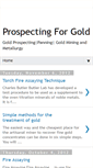 Mobile Screenshot of e-goldprospecting.blogspot.com