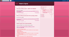Desktop Screenshot of helenspree.blogspot.com
