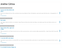 Tablet Screenshot of analisecetica.blogspot.com