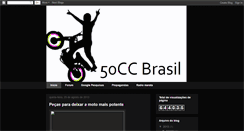 Desktop Screenshot of 50ccbrasil.blogspot.com