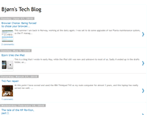 Tablet Screenshot of bjorntech.blogspot.com