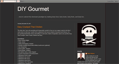 Desktop Screenshot of diygourmet.blogspot.com