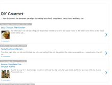 Tablet Screenshot of diygourmet.blogspot.com
