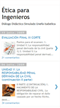 Mobile Screenshot of eticaparaingenieros2009.blogspot.com