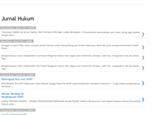 Tablet Screenshot of jurnal-hukum.blogspot.com