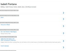 Tablet Screenshot of isabelifontana.blogspot.com