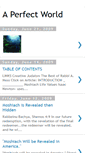 Mobile Screenshot of aperfectworldnow.blogspot.com