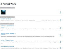 Tablet Screenshot of aperfectworldnow.blogspot.com